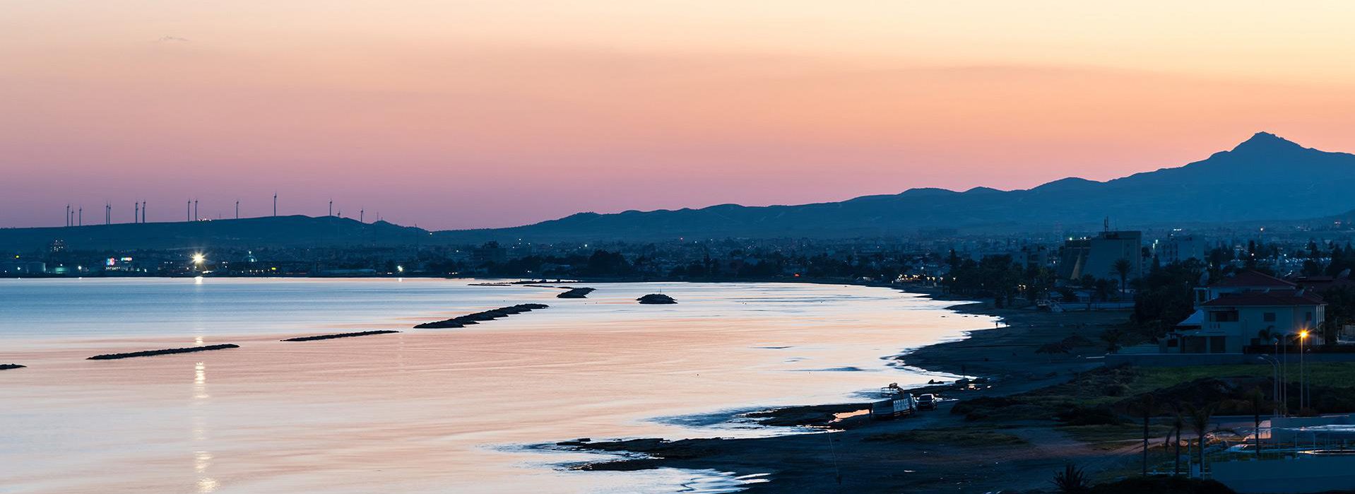 Larnaca beach Cyprus